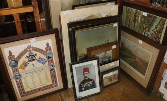 Large collection of Boar War prints